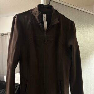 Chocolate lululemon align jacket
